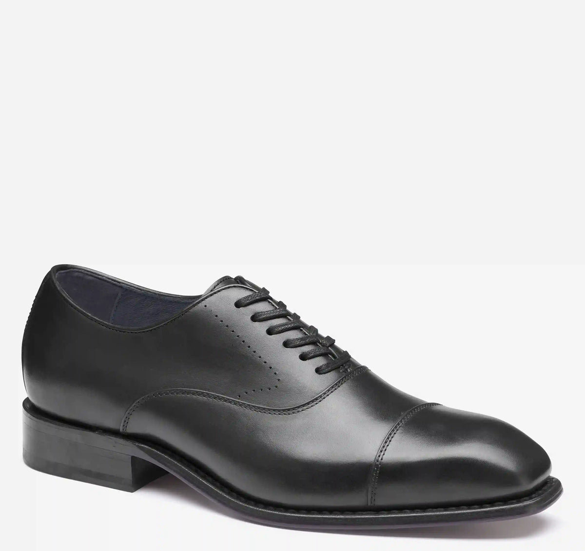 Ashton Cap Toe - Black Full-Grain Leather