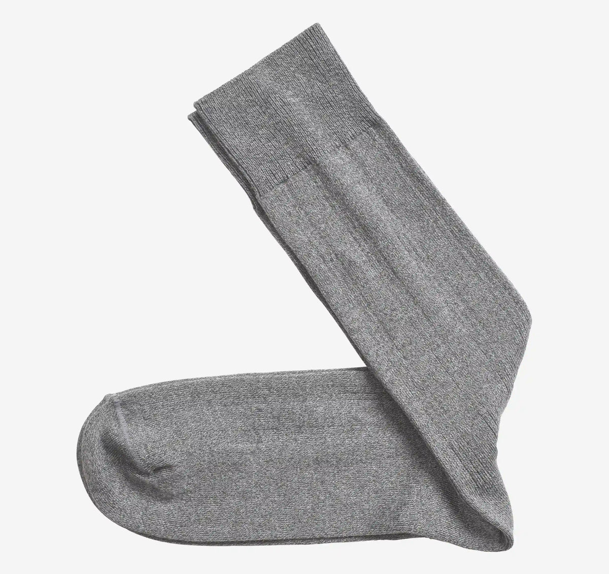 Ribbed Socks - Light Gray