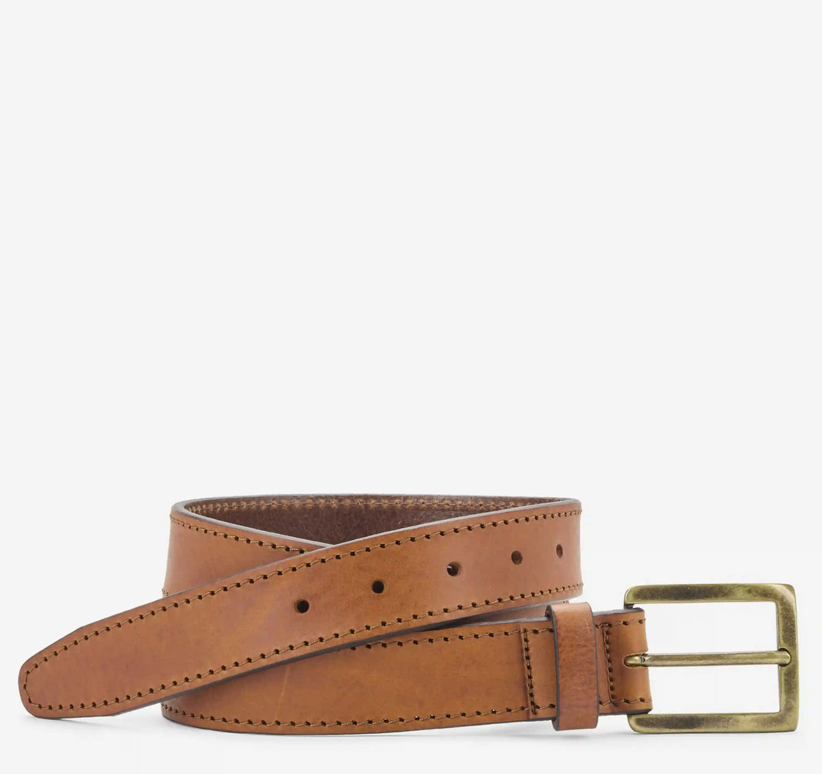 Deaton Leather Belt - Cognac