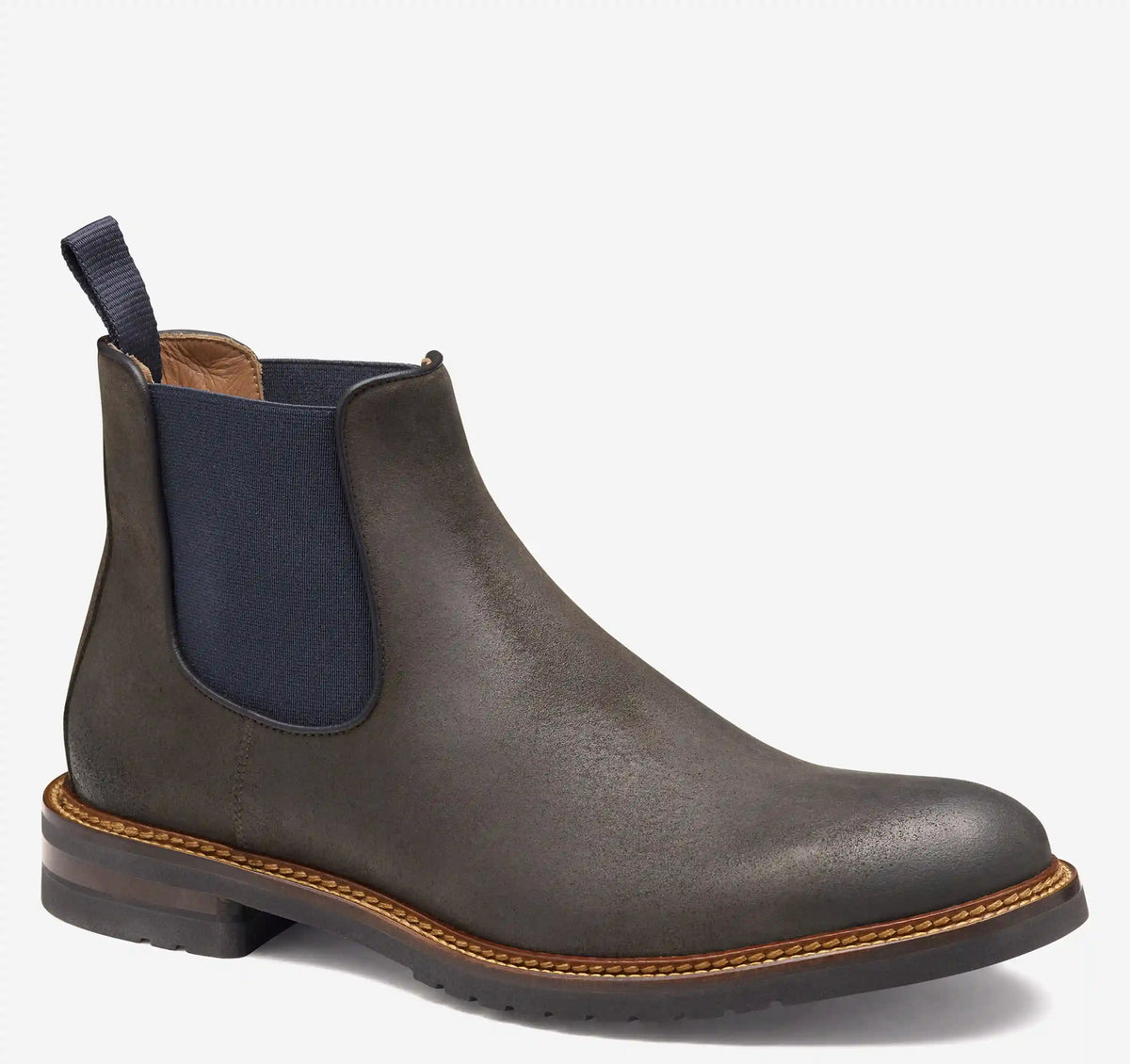 Hartford Chelsea Boot - Dark Brown Waxed English Suede