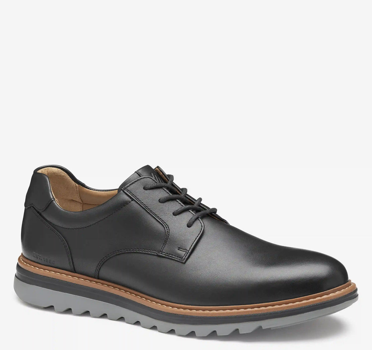 Braxton Plain Toe - Black Full Grain Leather