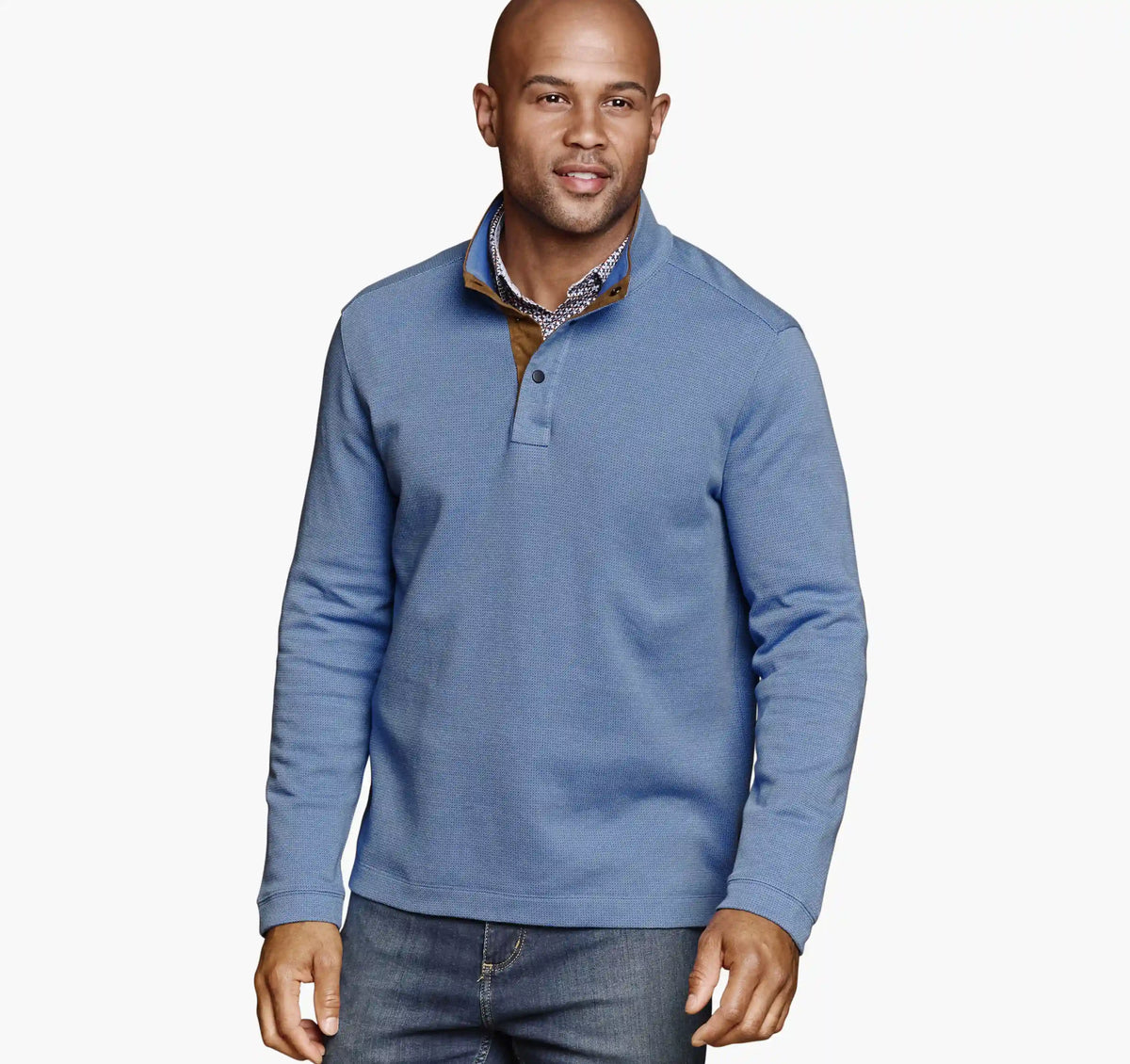 Westcott Quarter-Snap Pullover - Blue
