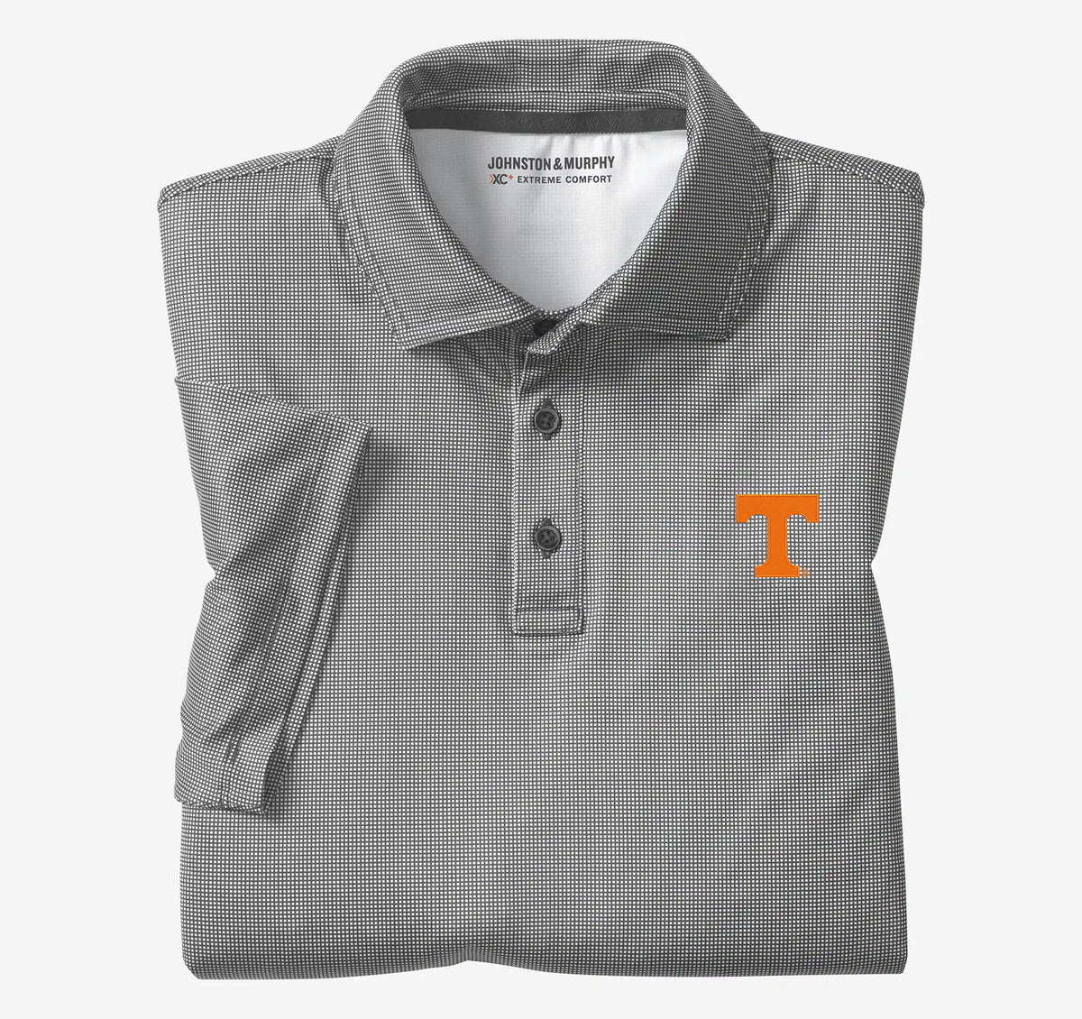 Collegiate XC+™ Gingham Polo - University of Tennessee - Black Shirt