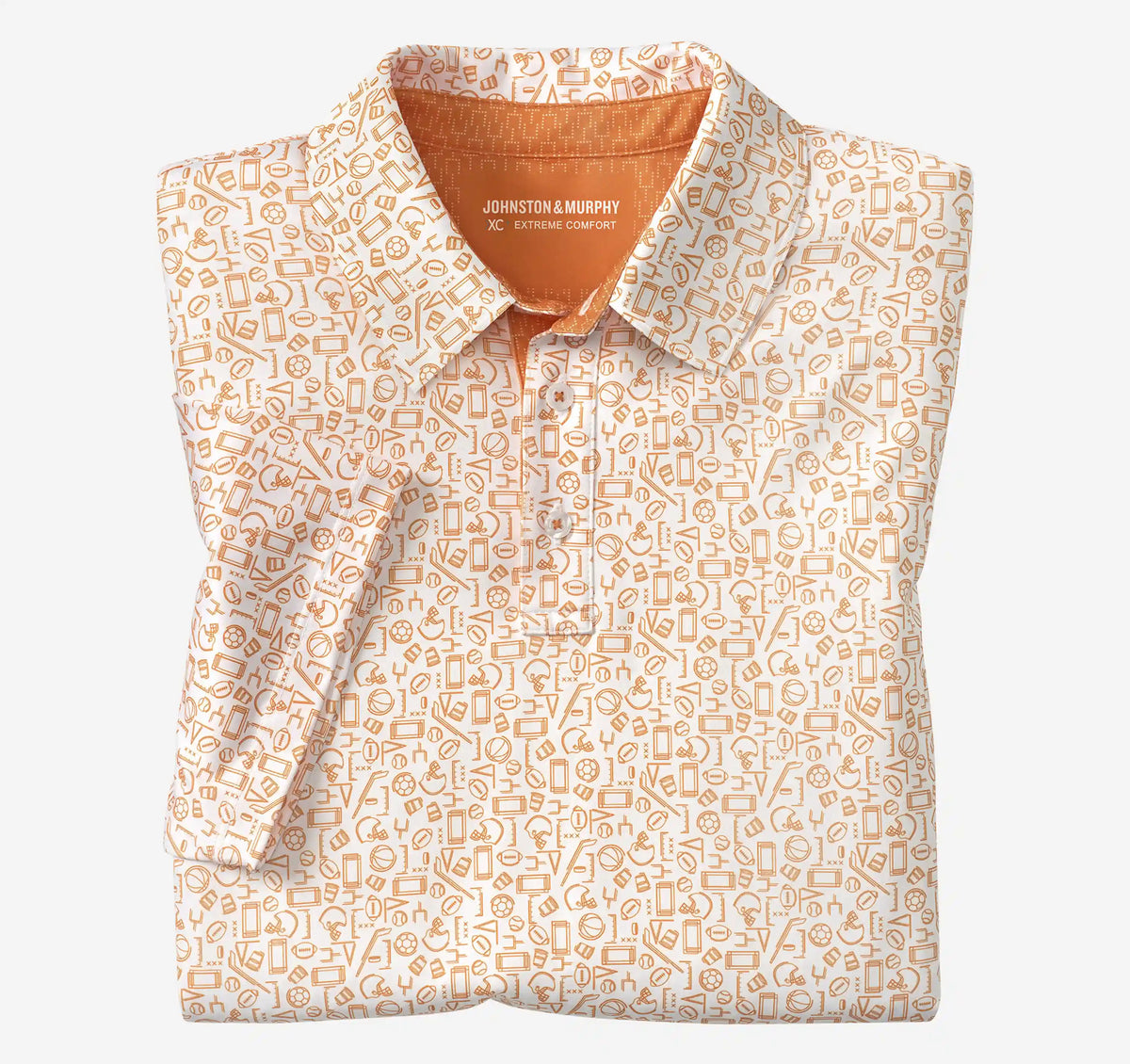 Game Day XC+™ Multi-Sport Print Polo - Orange