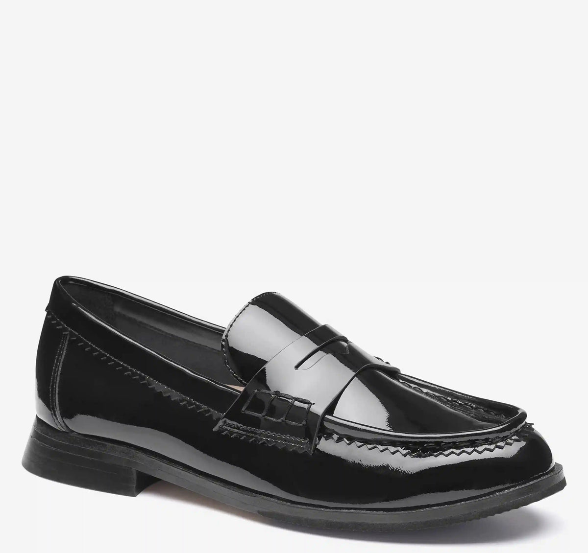 Gillian Penny Loafer - Black Patent Leather