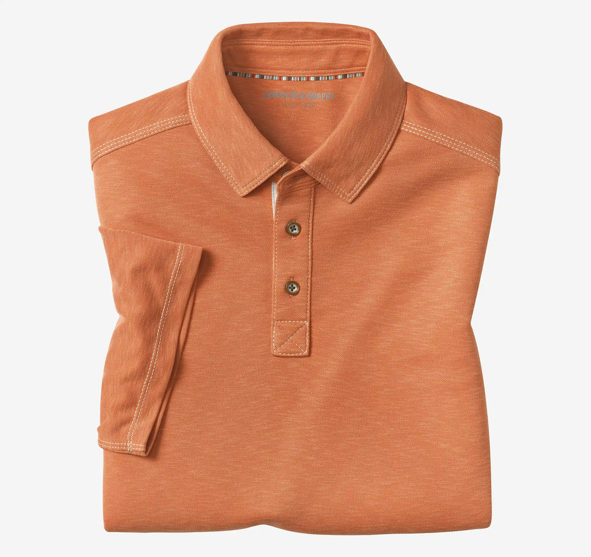 Vintage Slub Polo - Orange